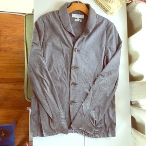Men’s rag & bone Grey cotton cardigan Size S